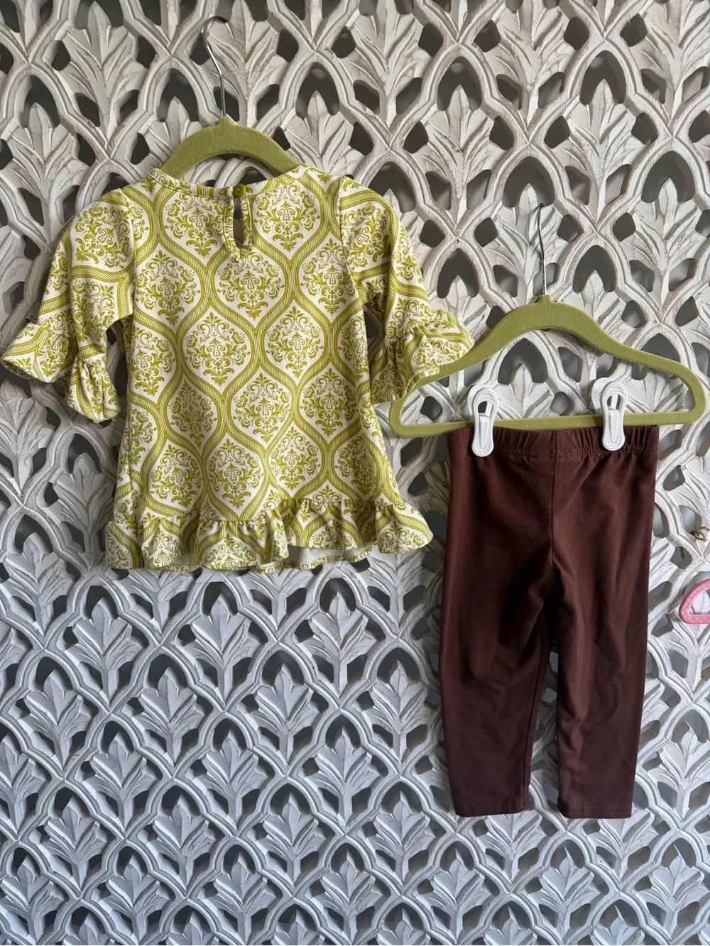 Emily Rose Pumpkin Fall Outfit 2 Piece Set Girls 18M